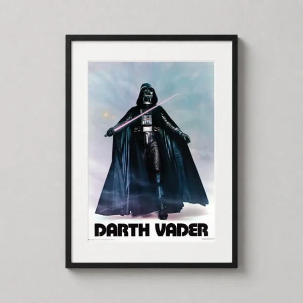Darth Vader A New Hope 1977 Cinematic Movie Poster