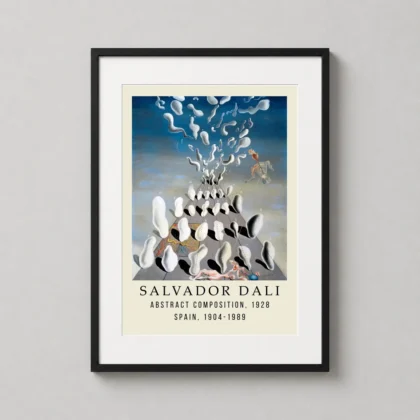 Salvador Dali 1928 Surrealist Abstract Museum decorative abstract art print for curated interiors by MerchFuse