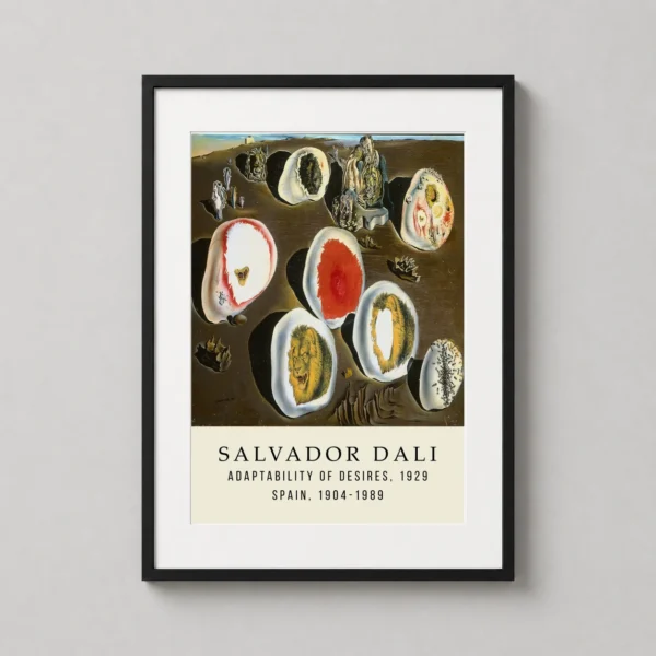 Salvador Dali Adaptability of Desires 1929 Surrealist Art Print