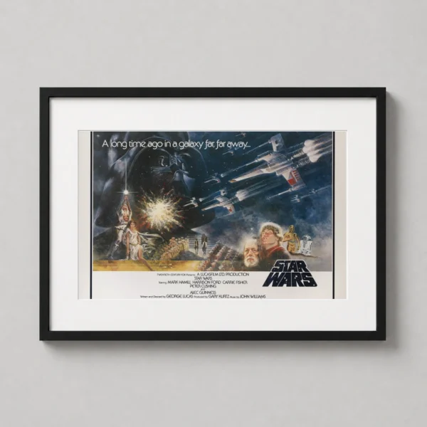 Star Wars A New Hope 1977 Style B Theatrical Movie Poster