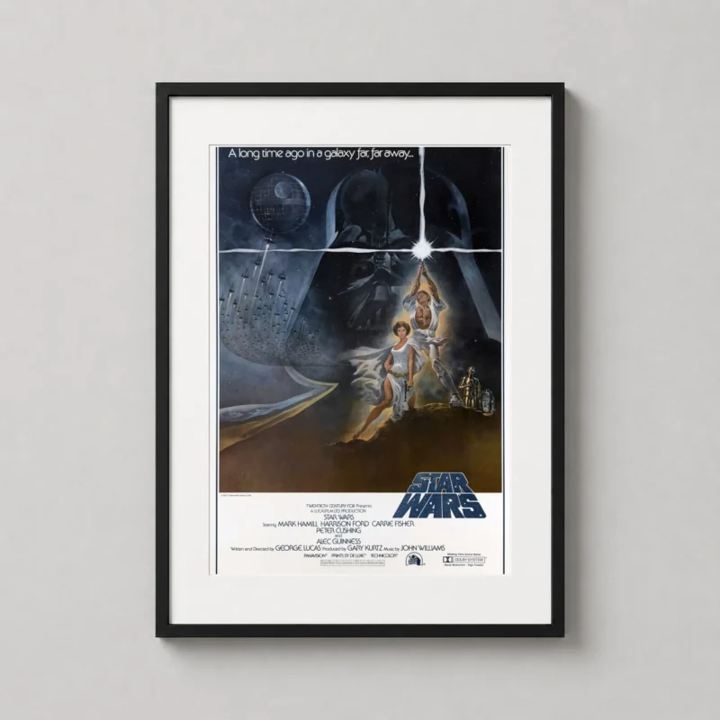 Star Wars 1977 Theatrical Style A Vintage Print Movie Poster
