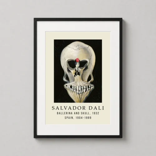 Salvador Dali Ballerina and Skull 1932 Surrealist Art Print