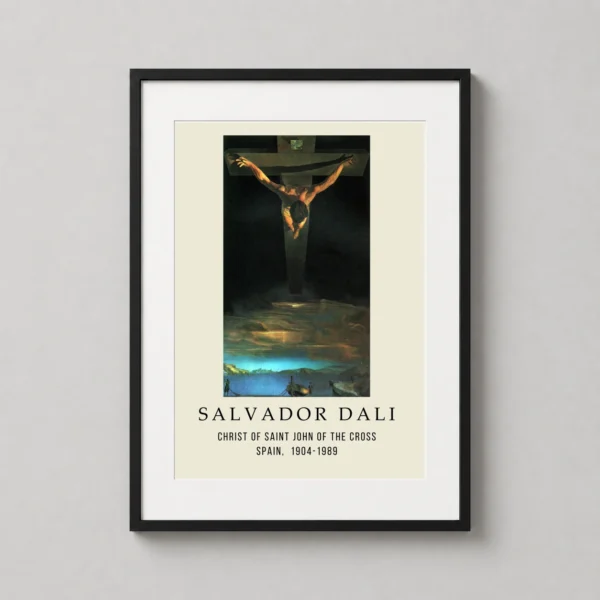 Salvador Dalí Christ of Saint John of the Cross Exhibition Art Print
