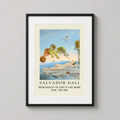 Salvador Dali – Dream Caused by the Flight of a Bee wall print with curated artistic presence by MerchFuse