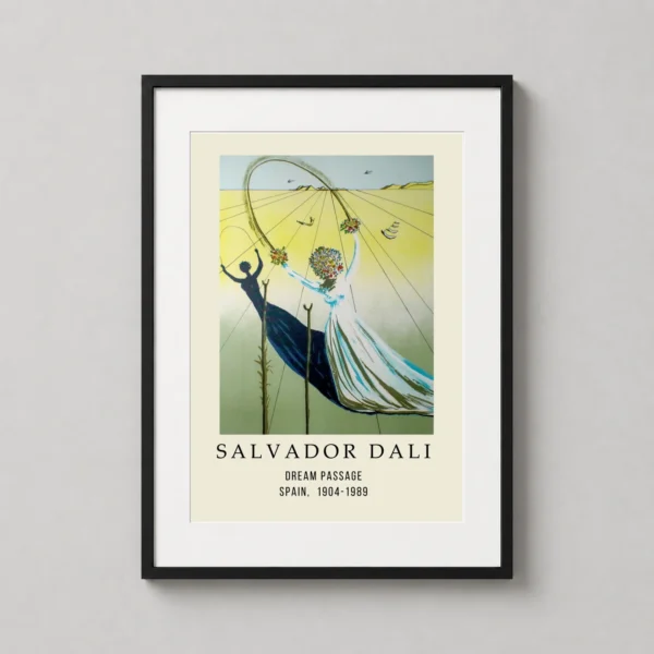 Salvador Dali Dream Passage Surrealist Exhibition Art Print