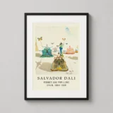 Salvador Dali Femmes aux Papillons Surrealist Art Print