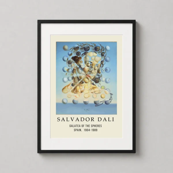 Galatea of the Spheres by Salvador Dali Fine Art Print