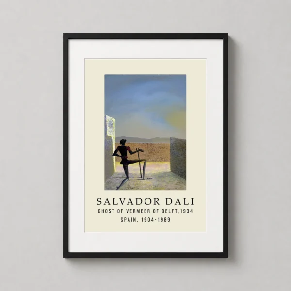 Salvador Dali Ghost of Vermeer of Delft 1934 Surrealist Art Print