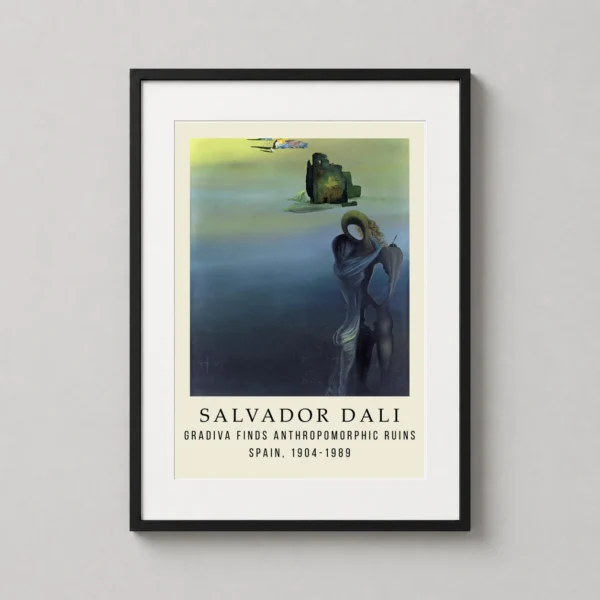 Gradiva Finds Anthropomorphic Ruins Salvador Dali Art Print