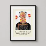Salvador Dali Memories of Surrealism 1971, Spain Art Print