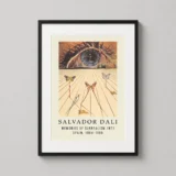 Salvador Dali Memories of Surrealism 1971 Exhibition Art Print