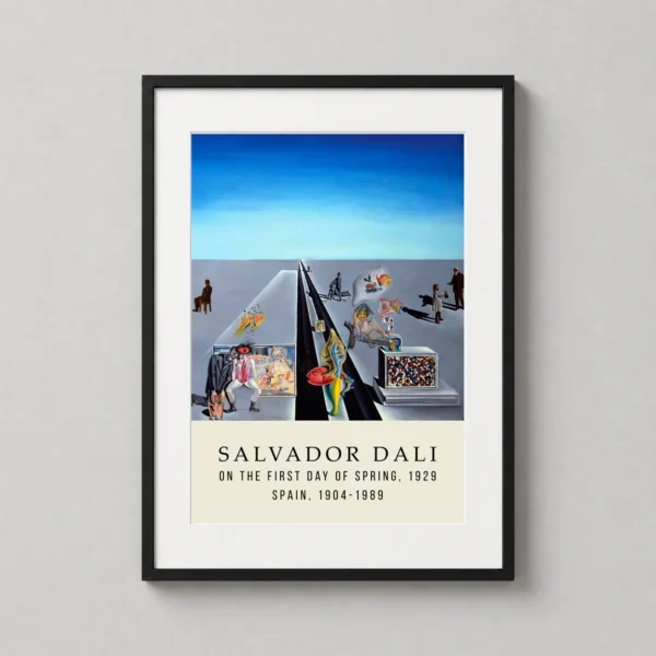 Salvador Dali On the First Day of Spring 1929 Surrealist Art Print