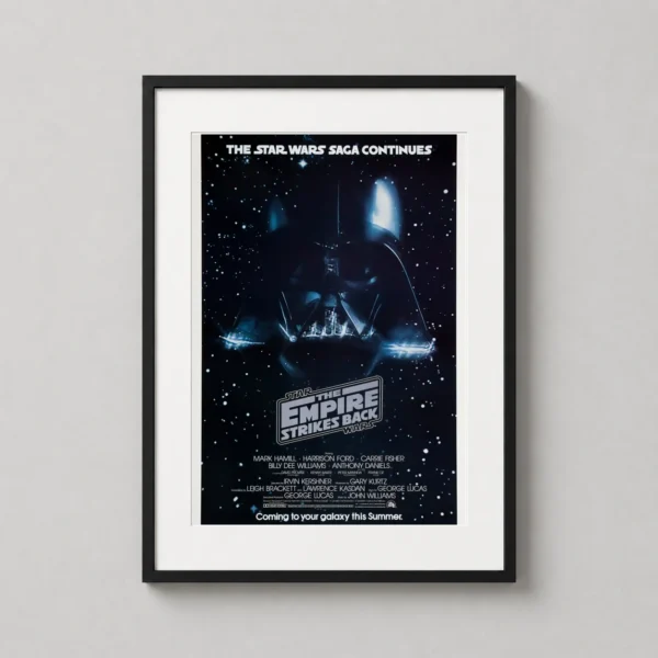 Star Wars Empire Strikes Back Darth Vader Advanced Movie Poster