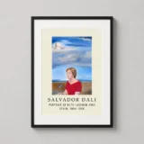 Salvador Dali Portrait of Ruth Lachman 1961 Surrealist Art Print