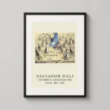 Salvador Dali Sentimental Colloquium 1948 Surrealist Art Print
