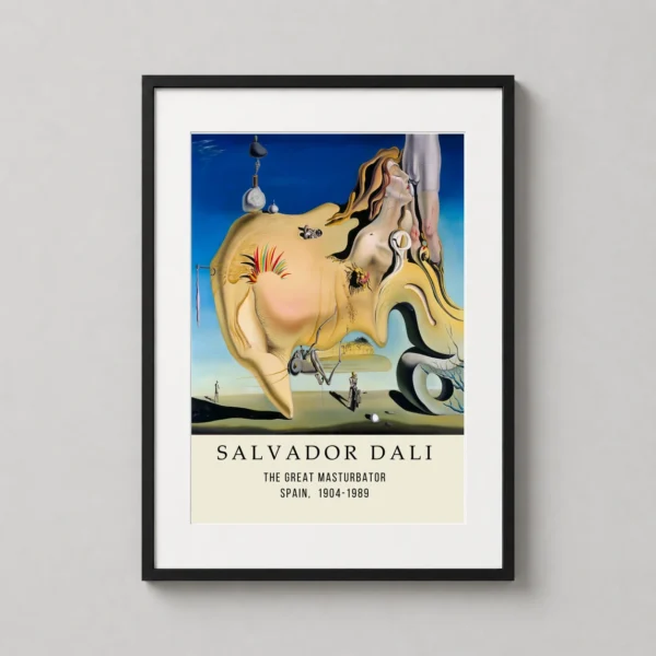 Salvador Dali The Great Masturbator Surrealist Fine Art Print