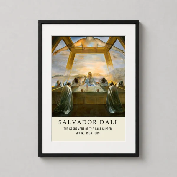Salvador Dali The Sacrament of the Last Supper Surrealist Print