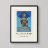 Salvador Dali Vision of a Surrealist 1976 Exhibition Version 6 Alternate 1 Art Print
