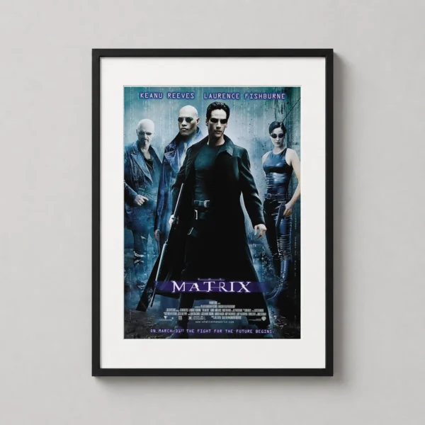 The Matrix 1999 Theatrical Version Sci-Fi Film Poster Movie Poster