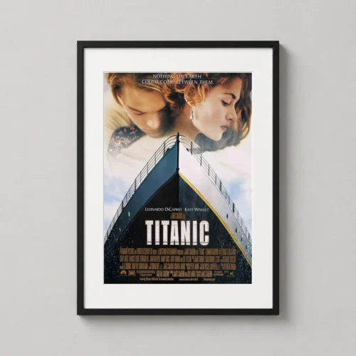 Titanic 1997 Jack and Rose Ship Bow Movie Poster