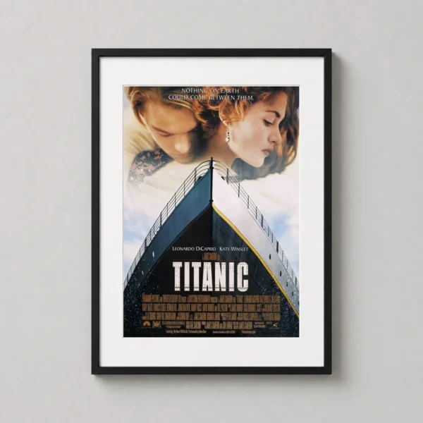 Titanic 1997 Jack and Rose Ship Bow Movie Poster