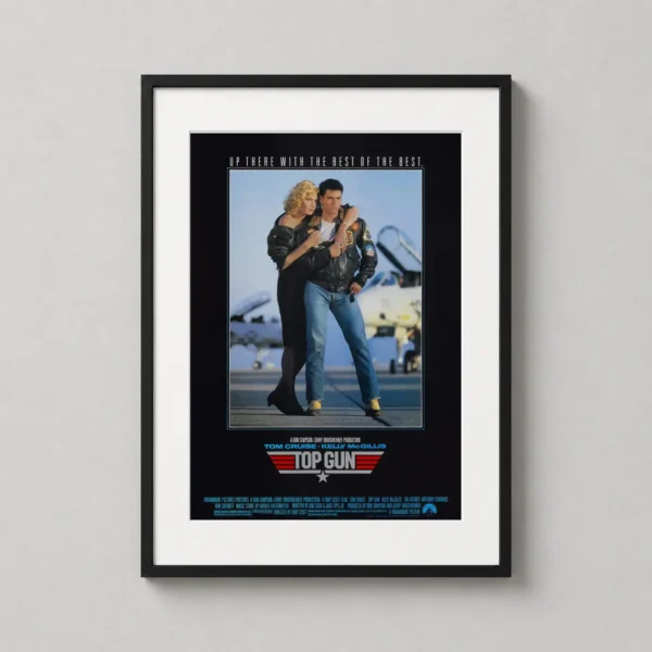 Top Gun 1986 Classic Maverick and Charlie Movie Poster