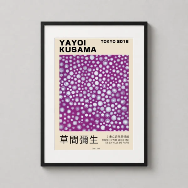 Yayoi Kusama Tokyo 2018 Dots 1999 Abstract Exhibition Art Print