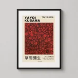 Yayoi Kusama Tokyo 2018 Red Dots Exhibition Gallery Art Print
