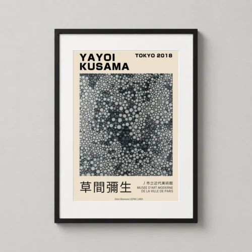 Yayoi Kusama Dots Obsession 2003 Tokyo Exhibition Art Print