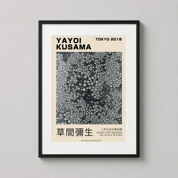 Yayoi Kusama Dots Obsession 2003 Tokyo Exhibition Art Print