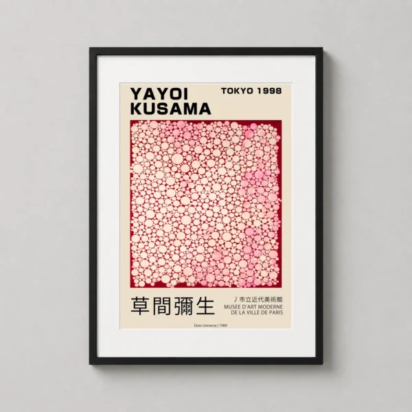 Yayoi Kusama Tokyo 1998 Dots-Universe Exhibition Art Print
