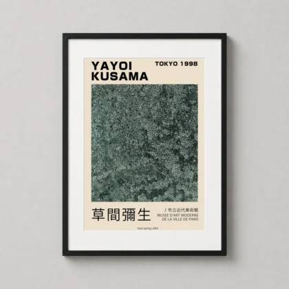 Authentic Yayoi Kusama Poster Early - Japanese woodblock print from MerchFuse