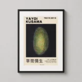 Yayoi Kusama Flower 1953 Tokyo Exhibition Museum Art Print