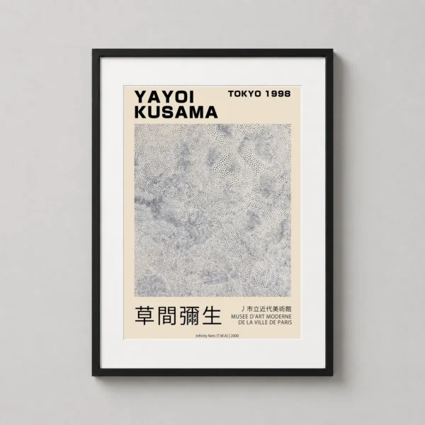 Yayoi Kusama Infinity Nets 2000 Tokyo Museum Exhibition Art Print