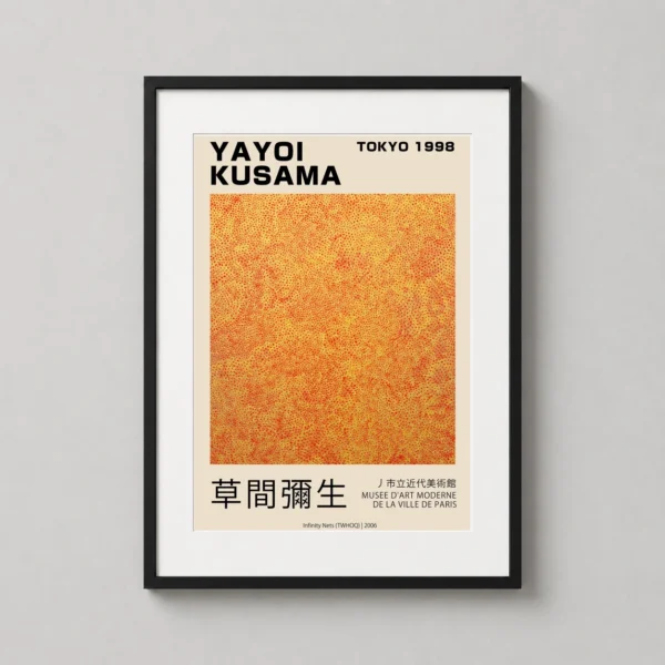 Yayoi Kusama Infinity Nets 2006 Tokyo Exhibition Art Print