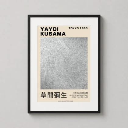 Classic Yayoi Kusama Poster Infinity Nets Tokyo - Japanese woodblock print from MerchFuse