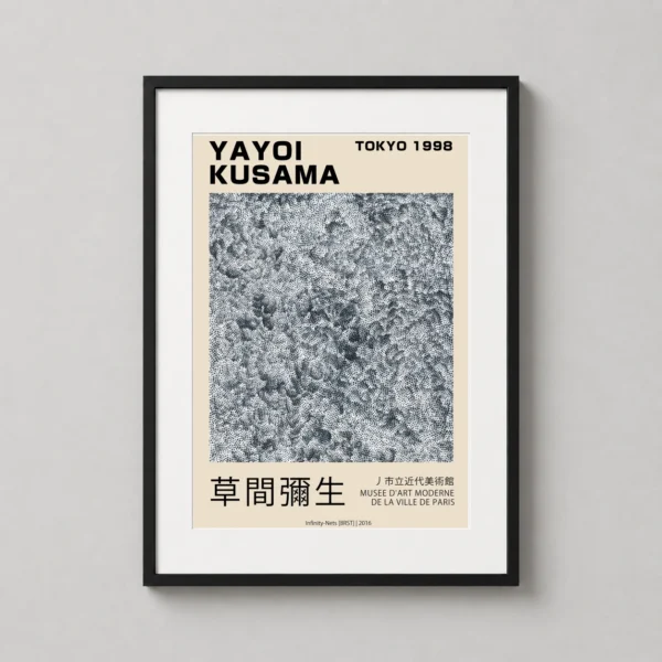 Yayoi Kusama Tokyo 1998 Infinity Nets Exhibition Art Print