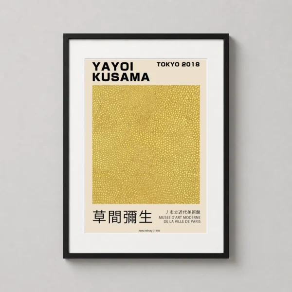 Yayoi Kusama Nets Infinity 1998 Tokyo Exhibition Art Print