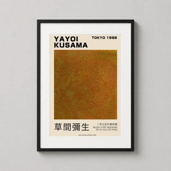 Yayoi Kusama Nets-Infinity 2004 Tokyo Exhibition Art Print
