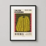 Yayoi Kusama Pumpkin 1998 Tokyo Exhibition Art Print