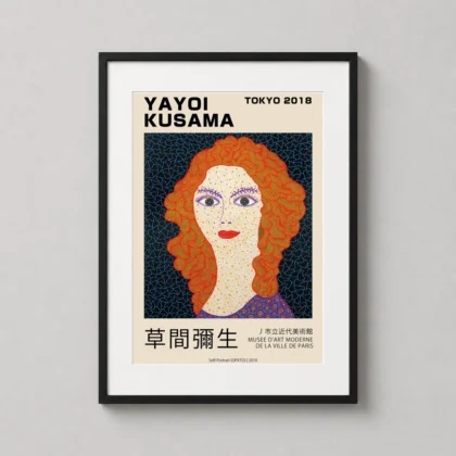 Classic Yayoi Kusama Poster Tokyo 2018 Exhibition - Japanese woodblock print from MerchFuse