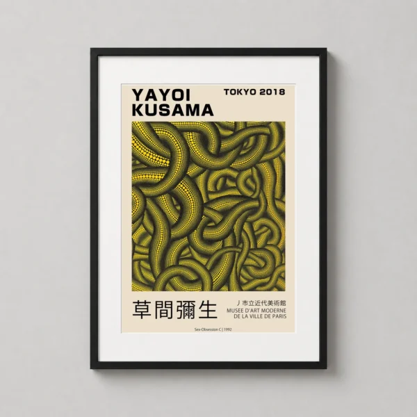 Yayoi Kusama Sex Obsession C 1992 Yellow Polka Dot Art Print