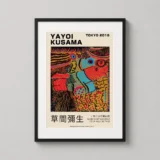 Standing in the Women's World, Yayoi Kusama Exhibition Art Print
