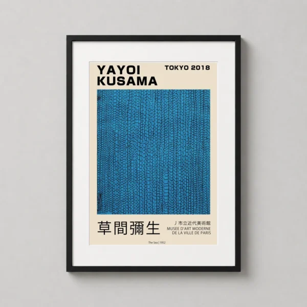Yayoi Kusama The Sea 1952 Tokyo Exhibition Museum Art Print