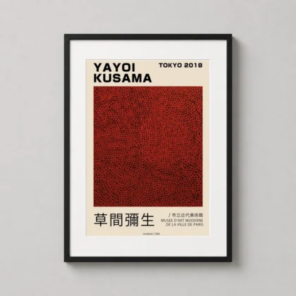 Authentic Yayoi Kusama Poster Tokyo 2018 Infinity - Japanese woodblock print from MerchFuse