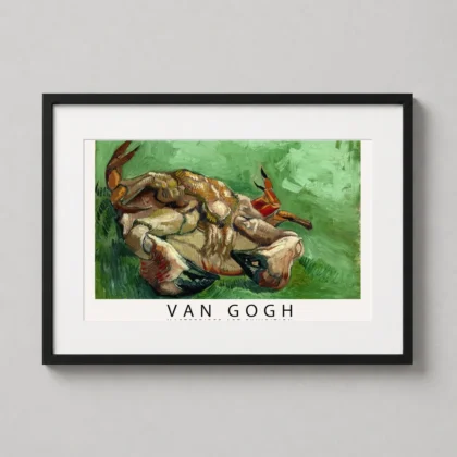 MerchFuse Van Gogh Crab – 1888 Rijksmuseum Exhibition art print with fine art character
