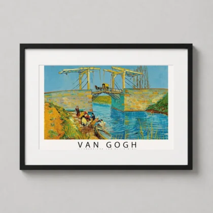 Van Gogh Arles Bridge – Pont de Langlois 1888 fine art print by MerchFuse