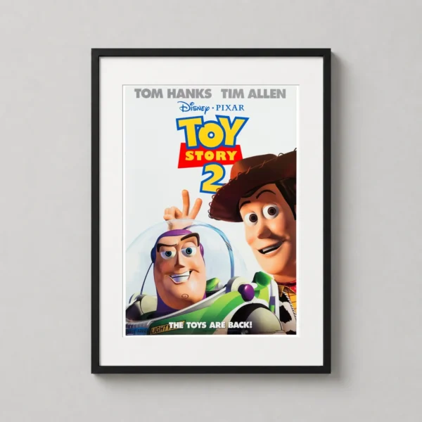 Toy Story 2 1999 Woody and Buzz Lightyear Movie Poster
