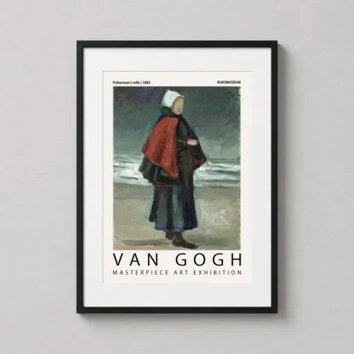 Classic Van Gogh Fisherman's Wife 1883 Art Exhibition Print