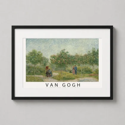Van Gogh Garden – Square Saint – Pierre 1887 wall print with curated artistic presence by MerchFuse